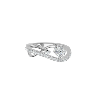 DLR002607 18 KT / White Gold / 18