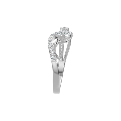 DLR002607 18 KT / White Gold / 18