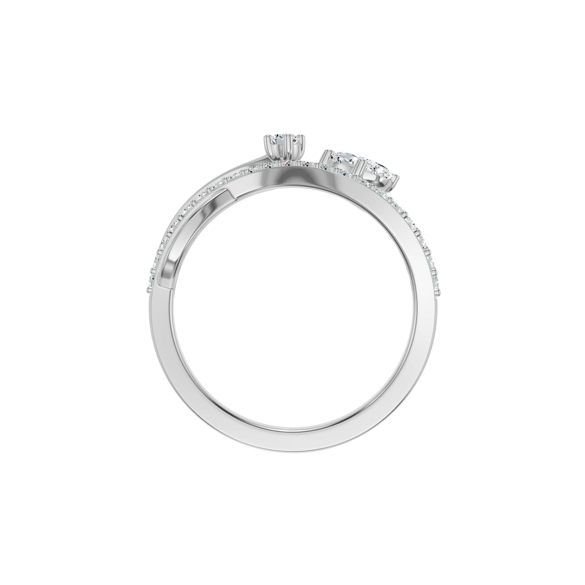 DLR002607 18 KT / White Gold / 18