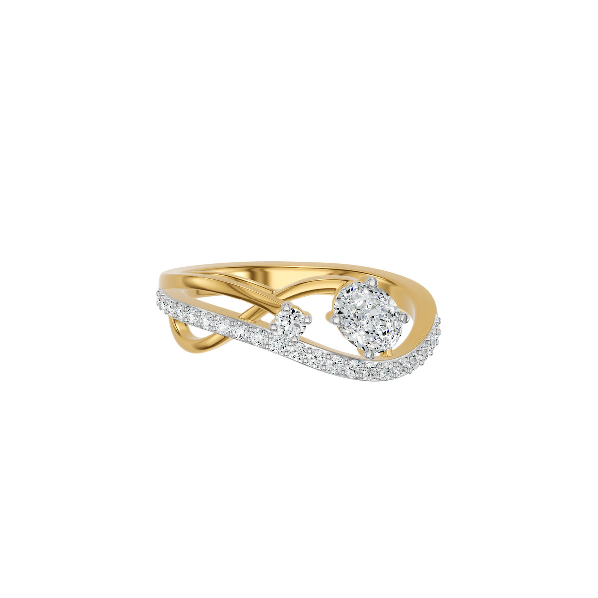 DLR002607 18 KT / Yellow Gold / 18