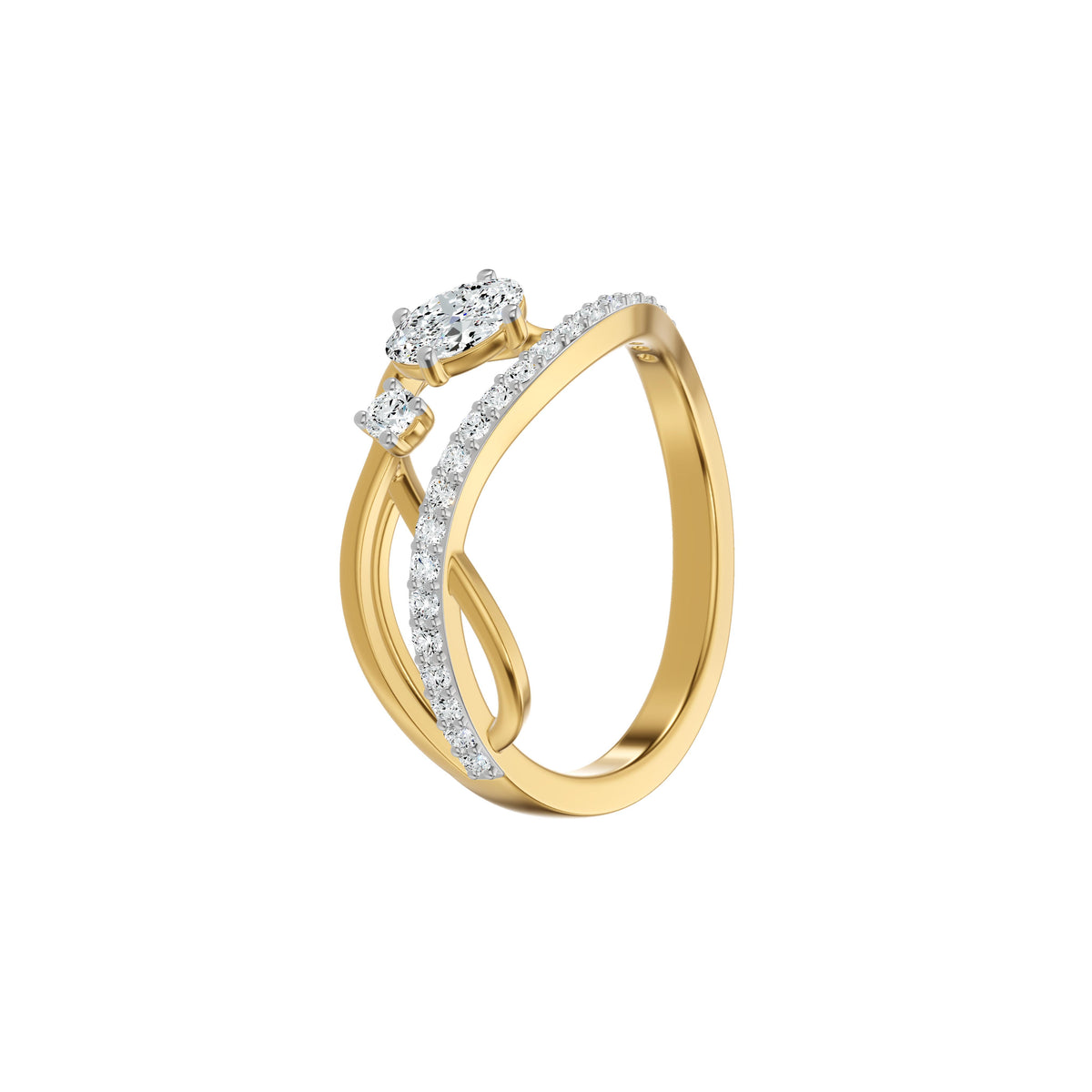 DLR002607 18 KT / Yellow Gold / 18