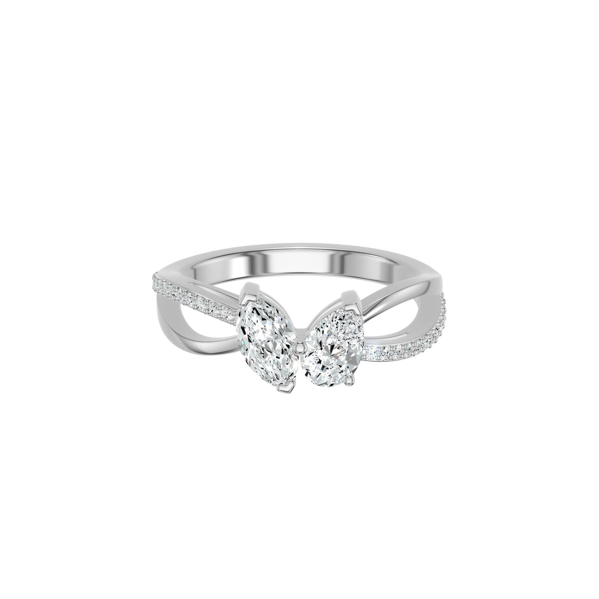 DLR002609 18 KT / White Gold / 18
