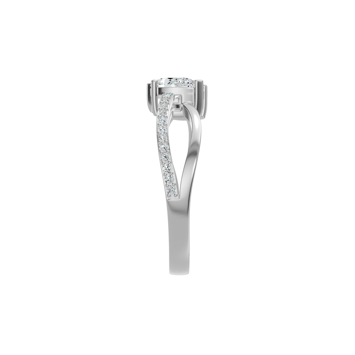 DLR002609 18 KT / White Gold / 18
