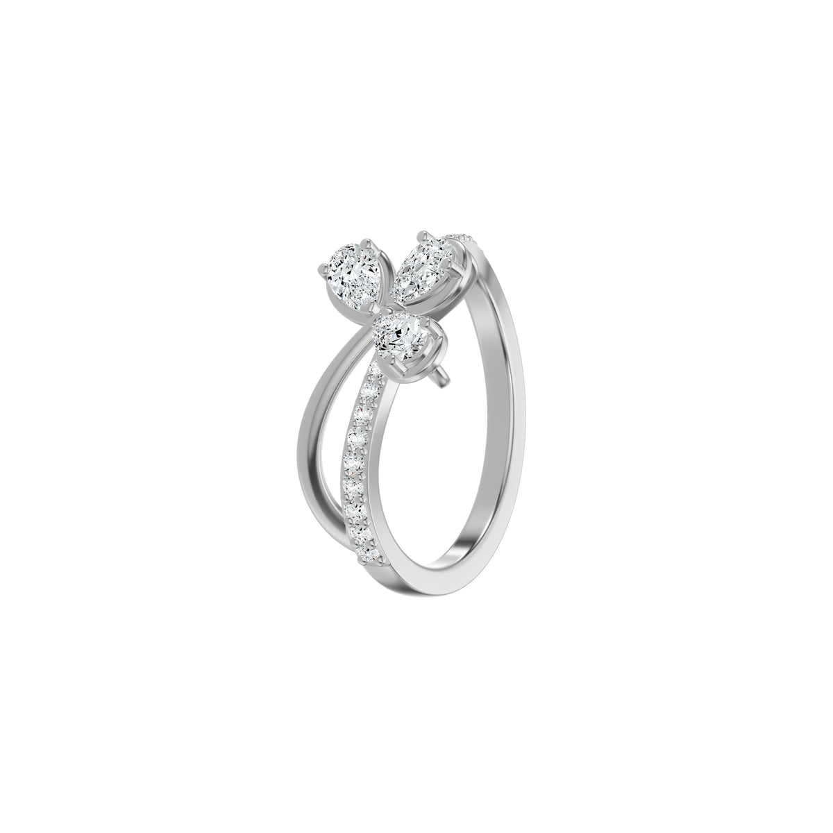 DLR002610 18 KT / White Gold / 18