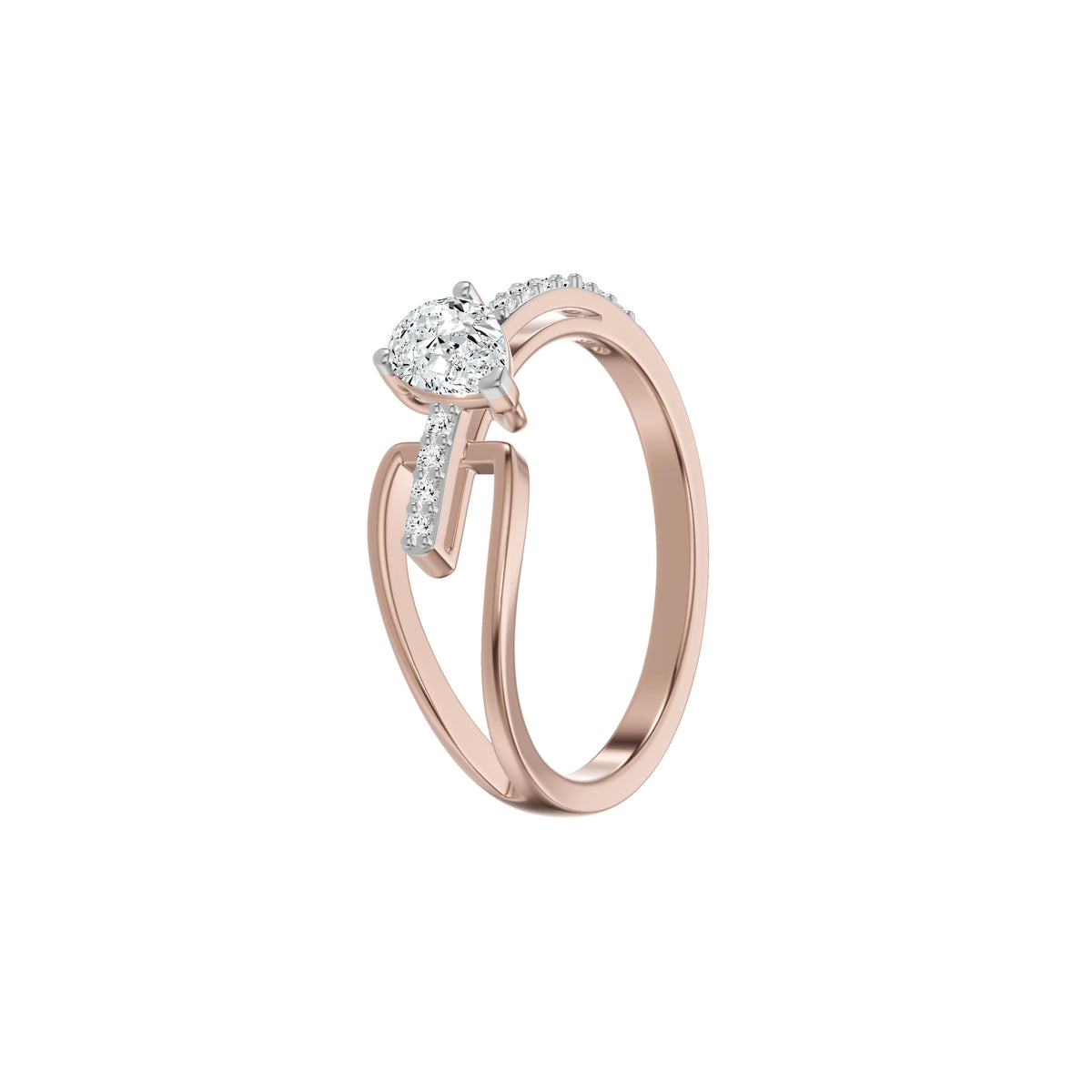 DLR002611 18 KT / Rose Gold / 18