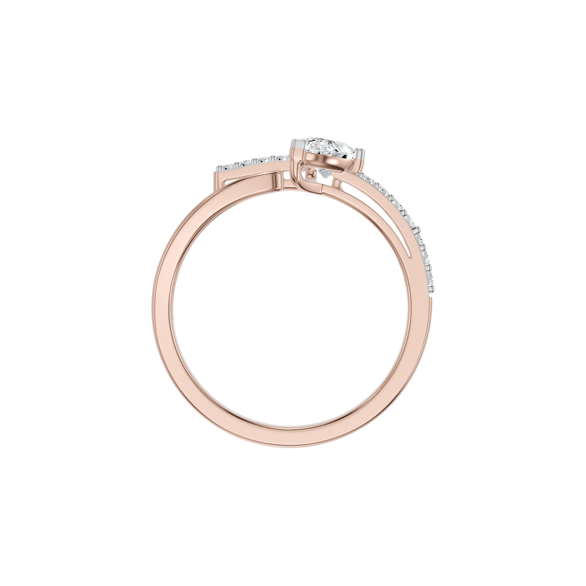 DLR002611 18 KT / Rose Gold / 18