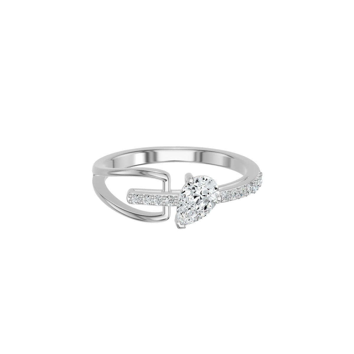 DLR002611 18 KT / White Gold / 18