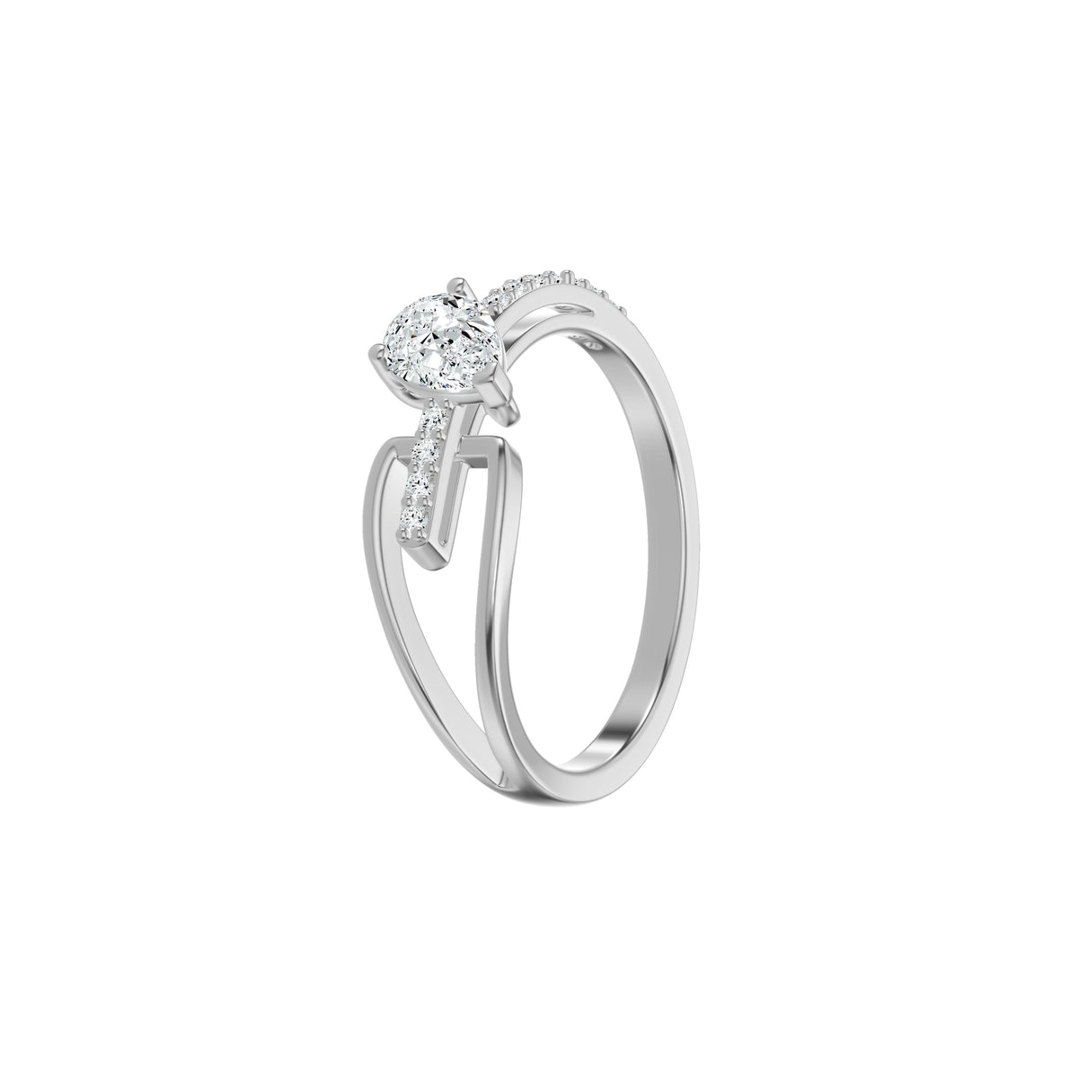 DLR002611 18 KT / White Gold / 18