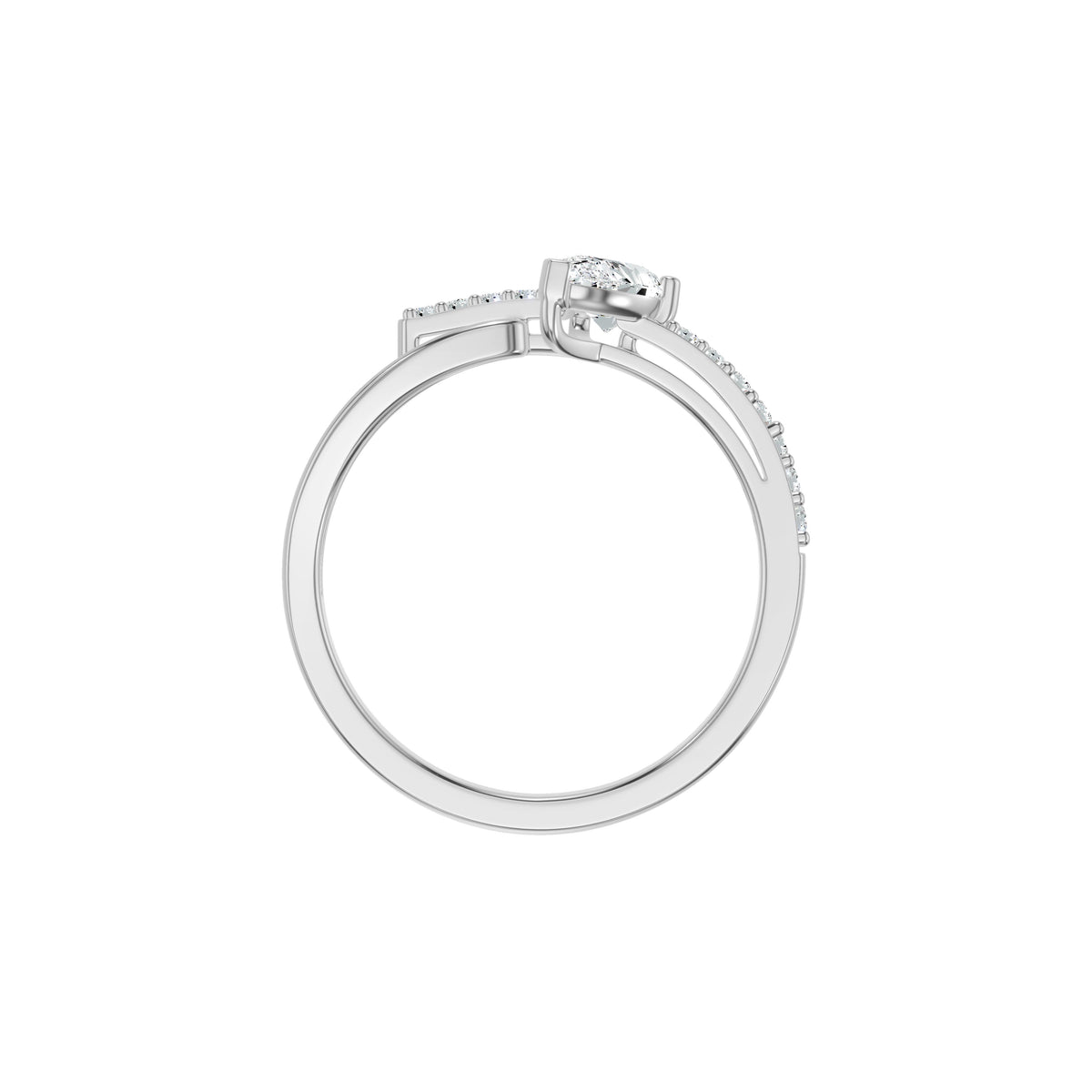 DLR002611 18 KT / White Gold / 18