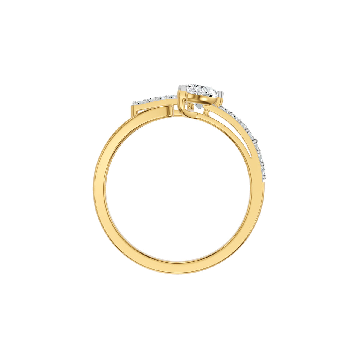 DLR002611 18 KT / Yellow Gold / 18