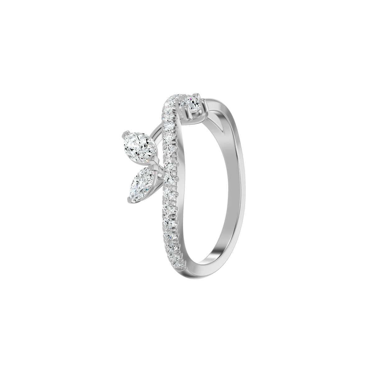 DLR002612 18 KT / White Gold / 18