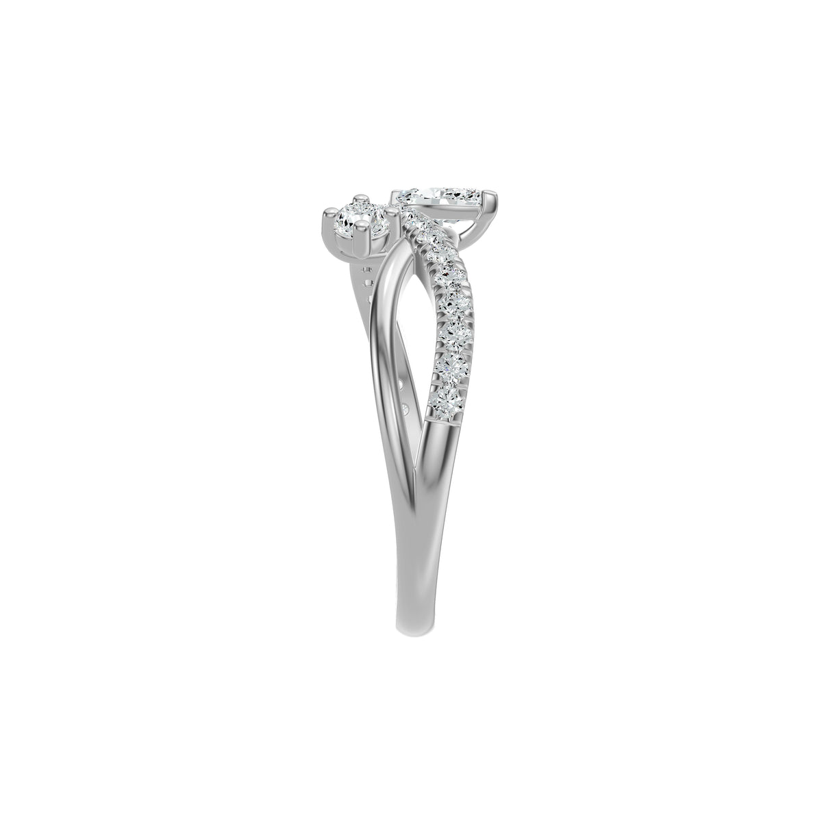 DLR002612 18 KT / White Gold / 18