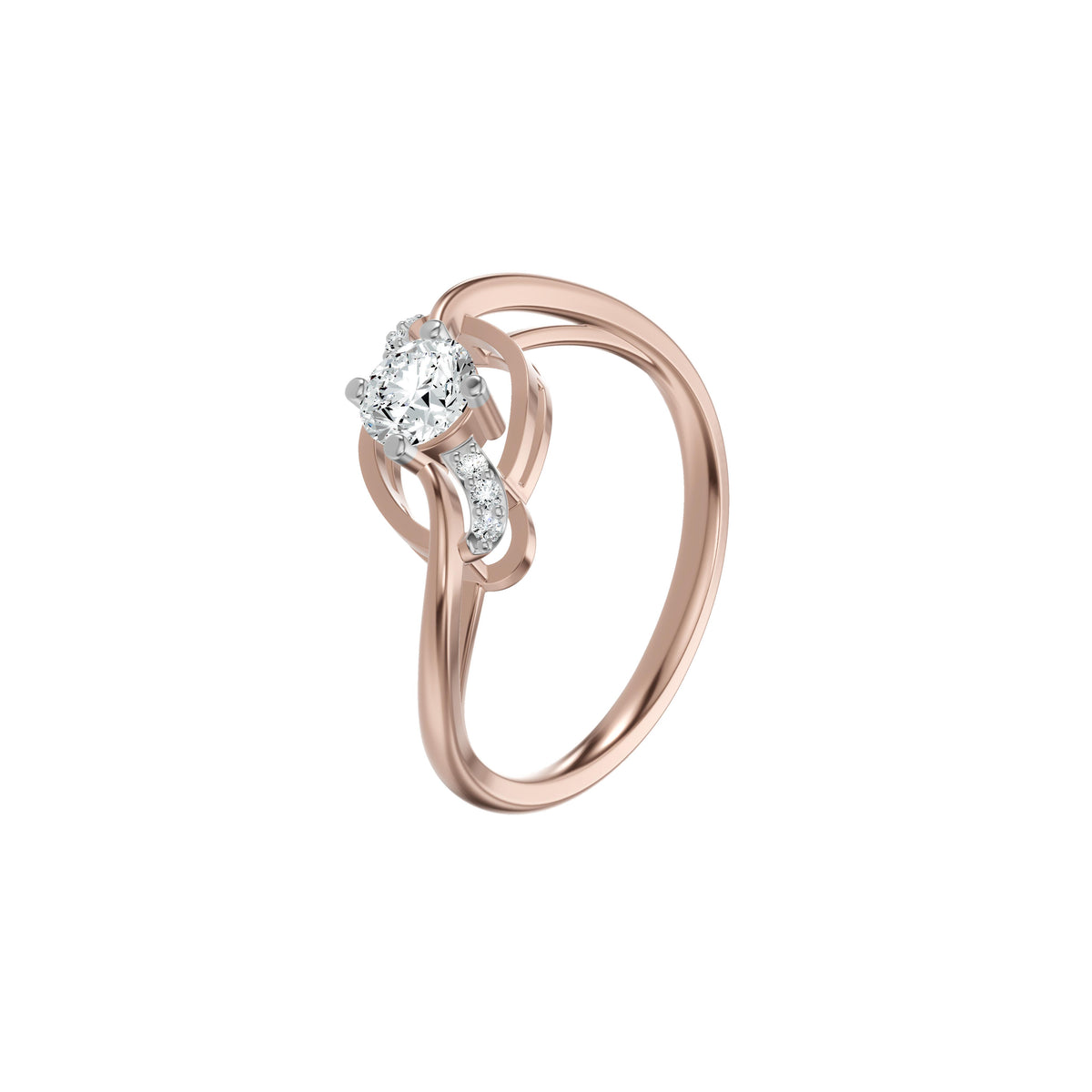 DLR002613 18 KT / Rose Gold / 18
