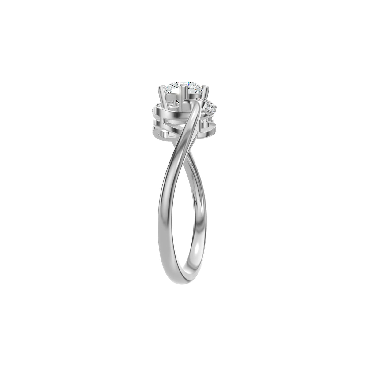 DLR002613 18 KT / White Gold / 18