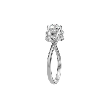 DLR002613 18 KT / White Gold / 18