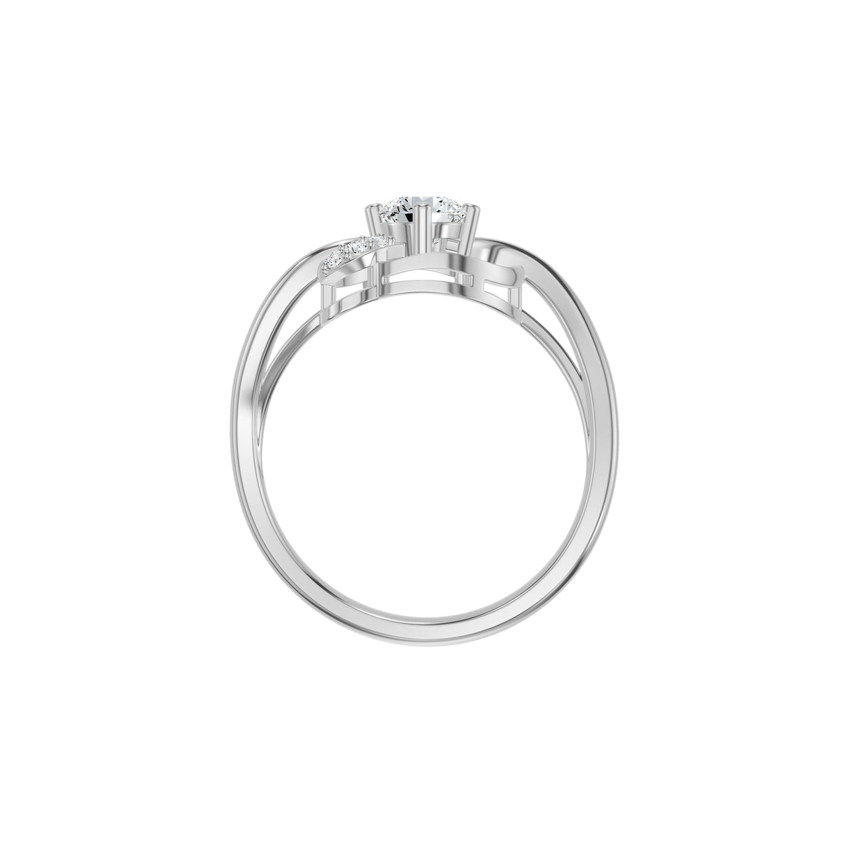 DLR002613 18 KT / White Gold / 18