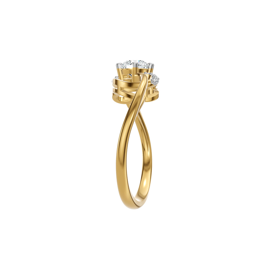 DLR002613 18 KT / Yellow Gold / 18