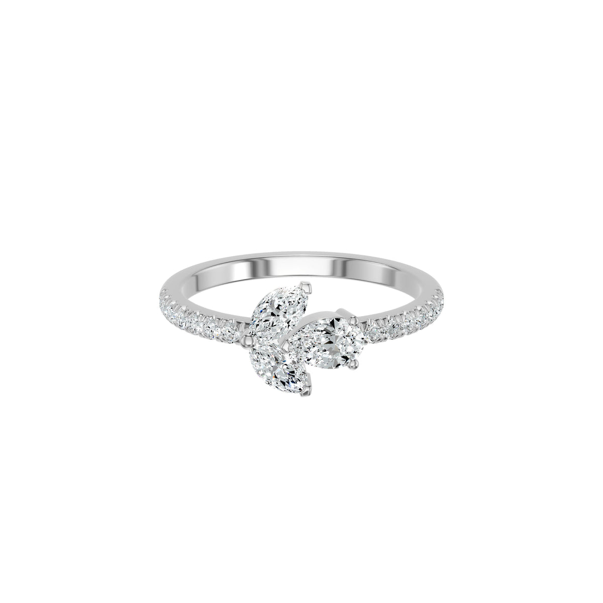 DLR002614 18 KT / White Gold / 18