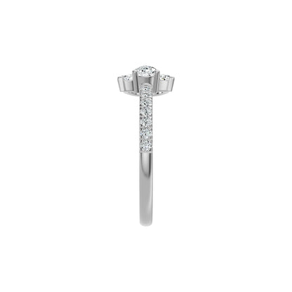 DLR002614 18 KT / White Gold / 18