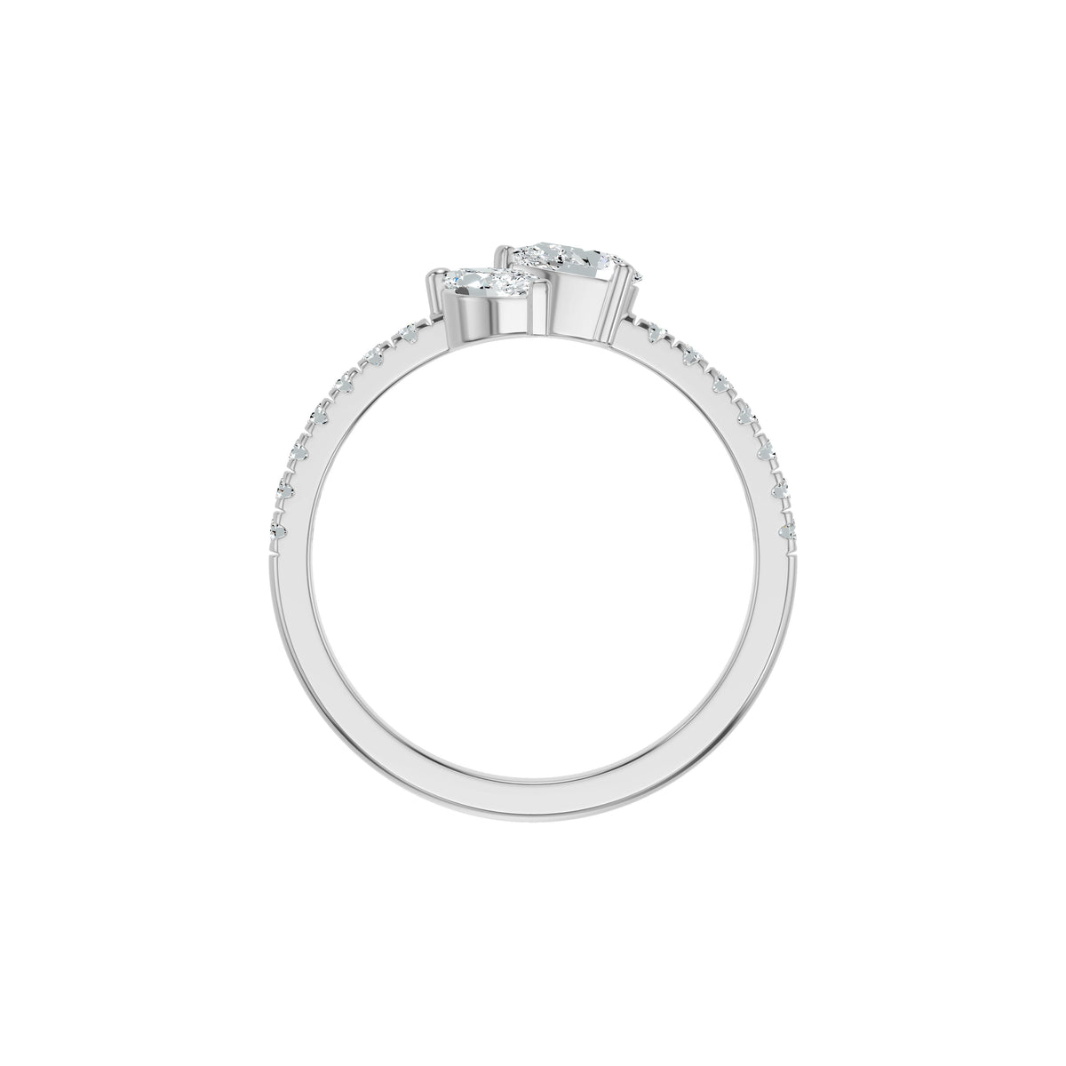 DLR002614 18 KT / White Gold / 18