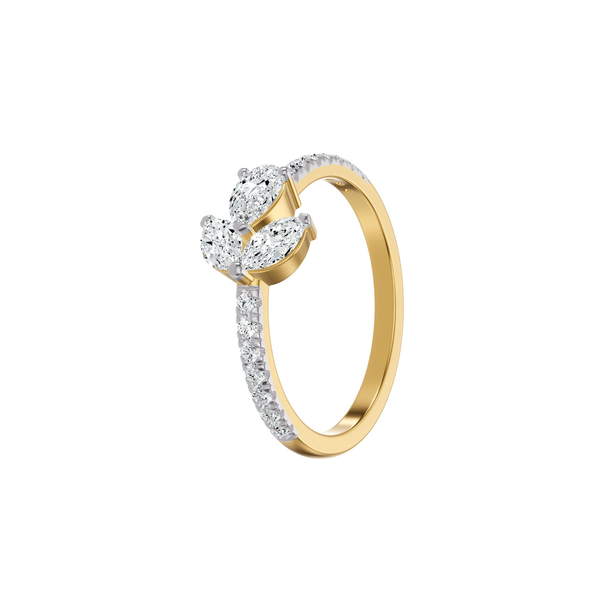 DLR002614 18 KT / Yellow Gold / 18