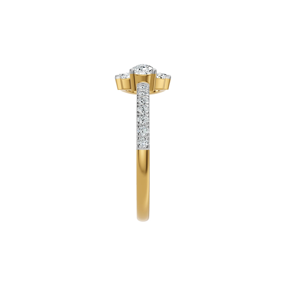 DLR002614 18 KT / Yellow Gold / 18