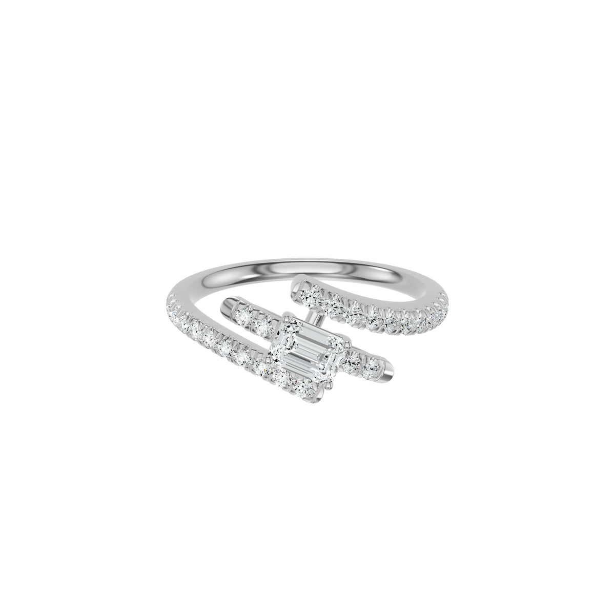 DLR002615 18 KT / White Gold / 18