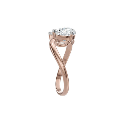 DLR002616 18 KT / Rose Gold / 18