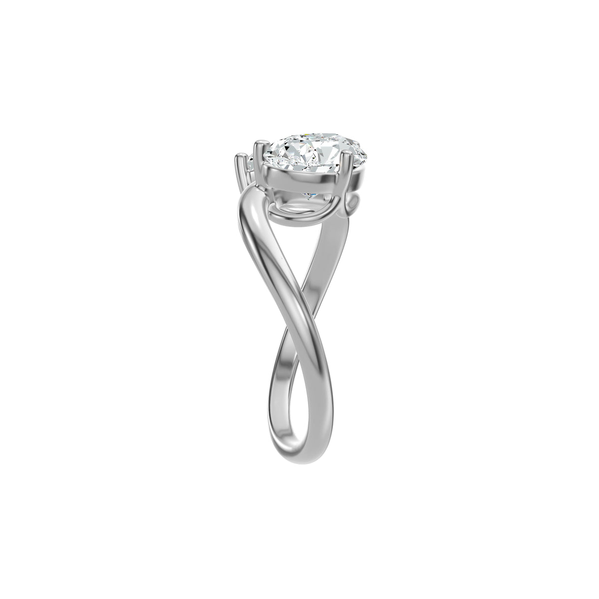 DLR002616 18 KT / White Gold / 18