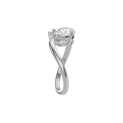 DLR002616 18 KT / White Gold / 18