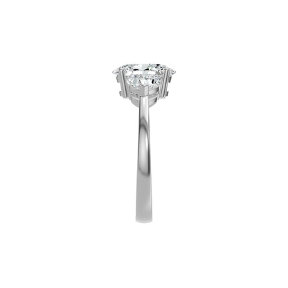 DLR002617 18 KT / White Gold / 18