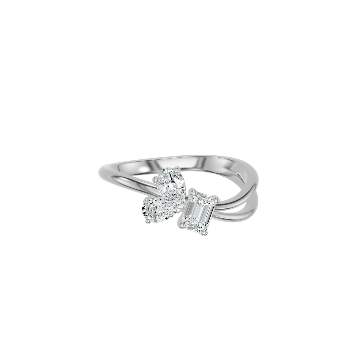 DLR002618 18 KT / White Gold / 18