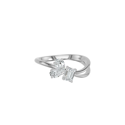 DLR002618 18 KT / White Gold / 18