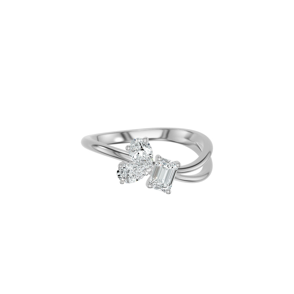 DLR002618 18 KT / White Gold / 18