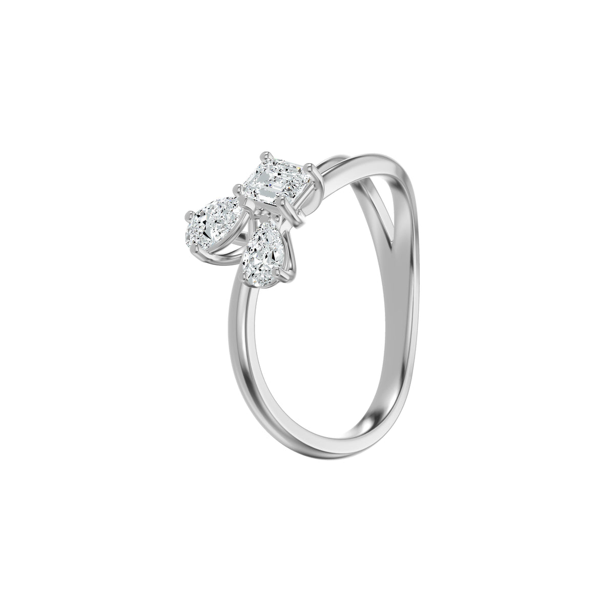 DLR002618 18 KT / White Gold / 18