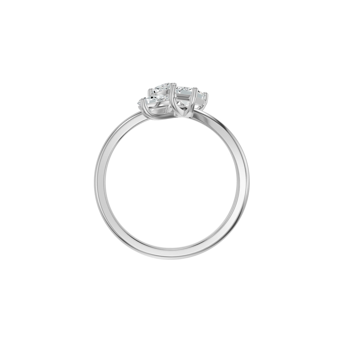 DLR002618 18 KT / White Gold / 18