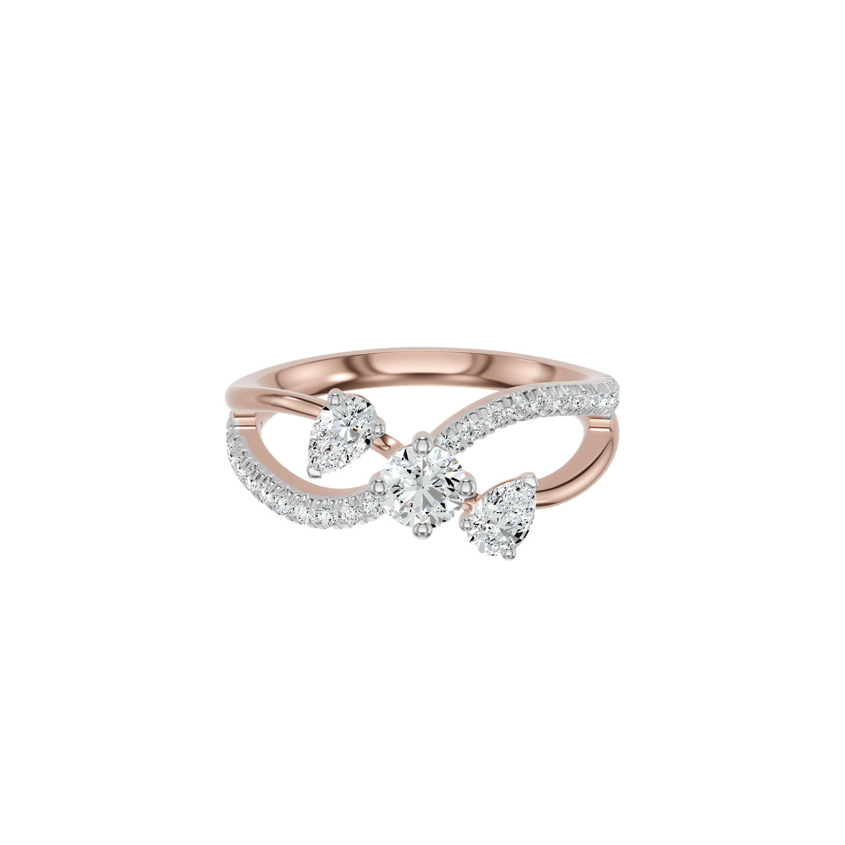 DLR002619 18 KT / Rose Gold / 18