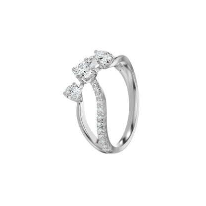 DLR002619 18 KT / White Gold / 18