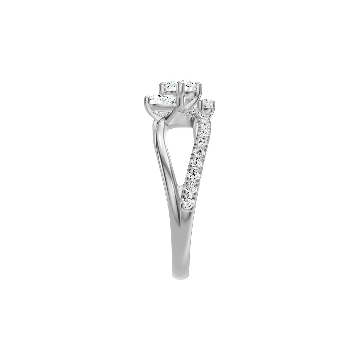 DLR002619 18 KT / White Gold / 18