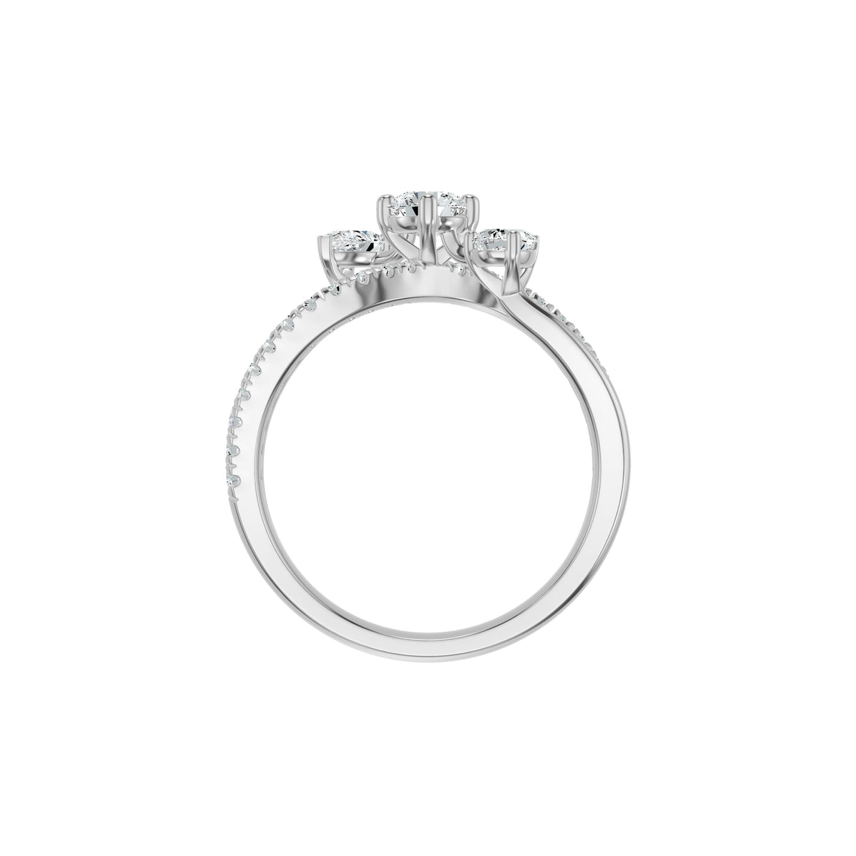 DLR002619 18 KT / White Gold / 18