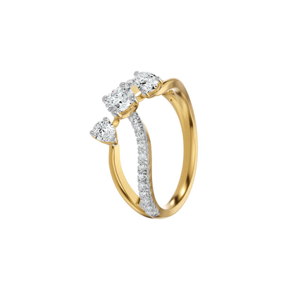 DLR002619 18 KT / Yellow Gold / 18