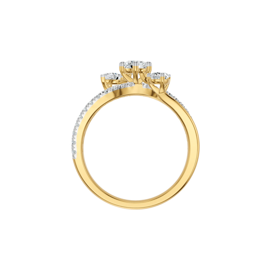 DLR002619 18 KT / Yellow Gold / 18