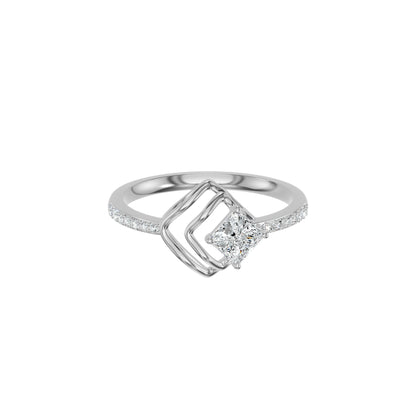 DLR002622 18 KT / White Gold / 18