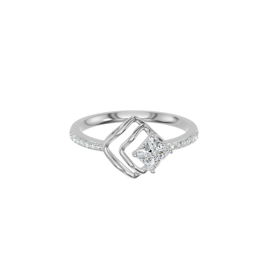 DLR002622 18 KT / White Gold / 18
