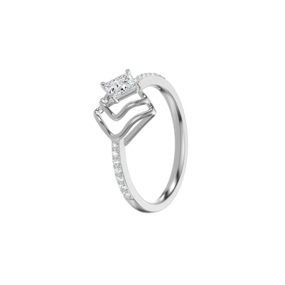 DLR002622 18 KT / White Gold / 18