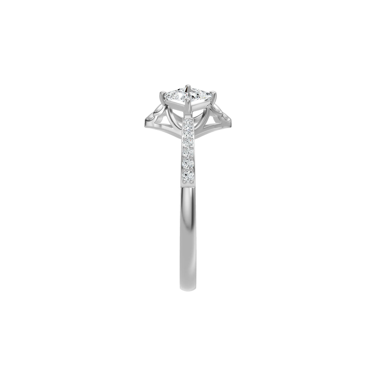 DLR002622 18 KT / White Gold / 18