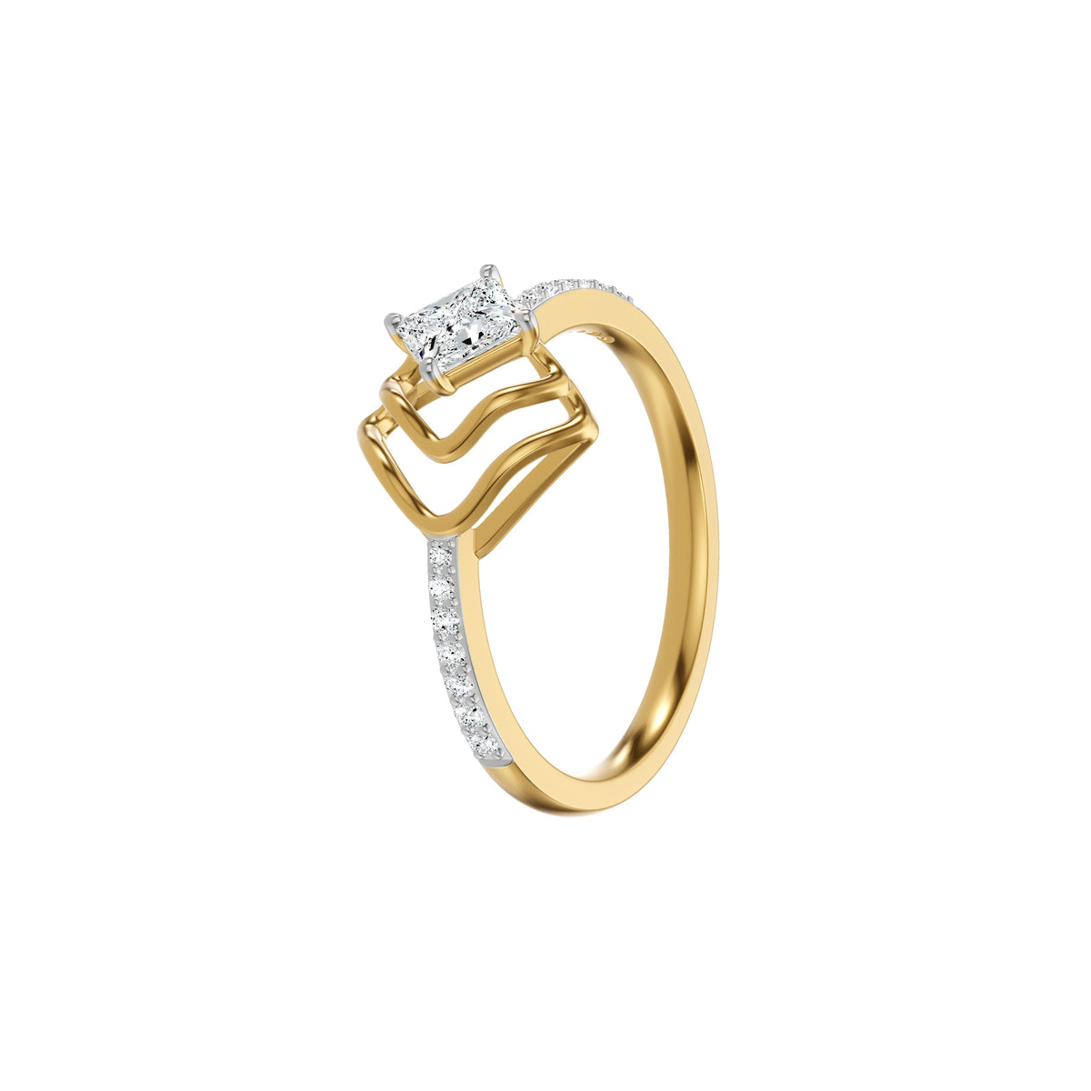 DLR002622 18 KT / Yellow Gold / 18