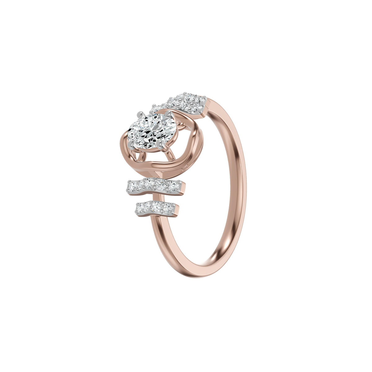 DLR002623 18 KT / Rose Gold / 18