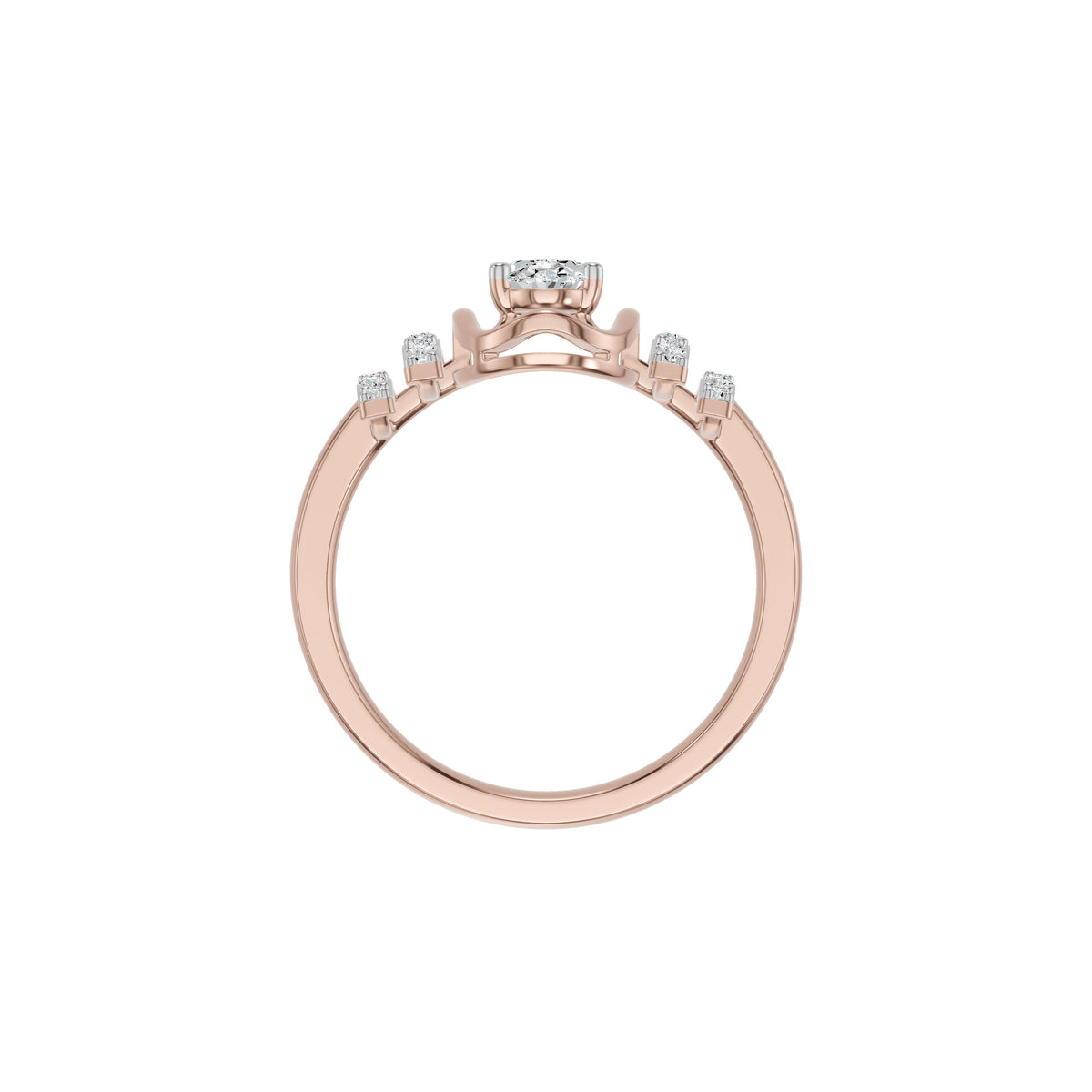 DLR002623 18 KT / Rose Gold / 18