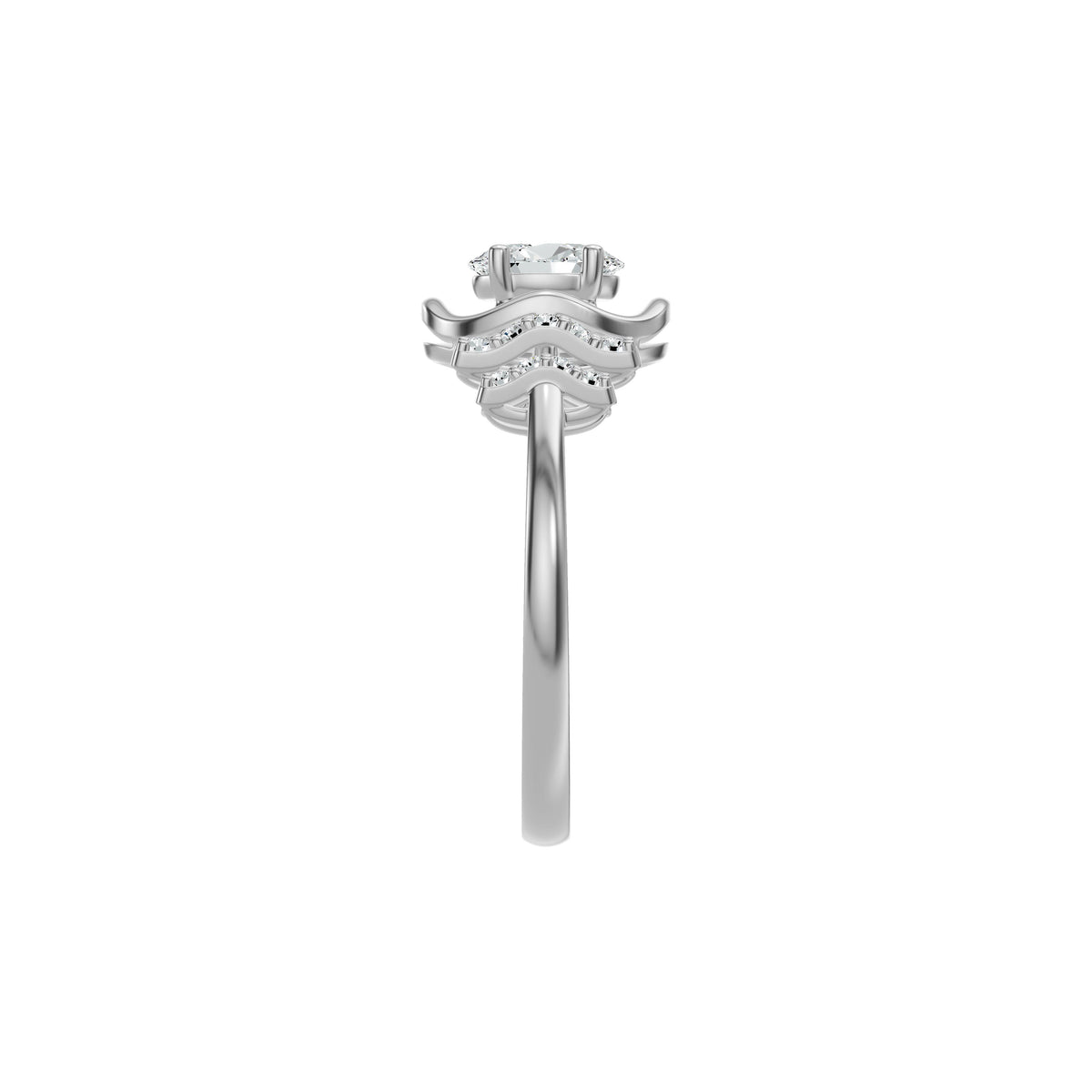 DLR002623 18 KT / White Gold / 18